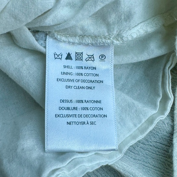 Kimchi Blue Cream Sleeveless Cold Shoulder Beaded Elatic Waist Dress Size M - Picture 6 of 16